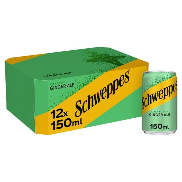 Schweppes Canada Dry Ginger Ale 12x150ml - gallery image 1