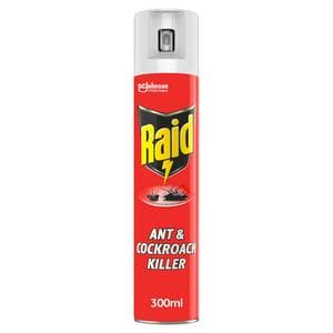 Raid Ant & Cockroach Insect Killer Aerosol Spray 300ml