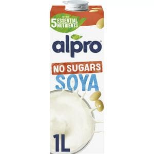Alpro 1L Soya No Sugar Long Life Dairy Free Drink