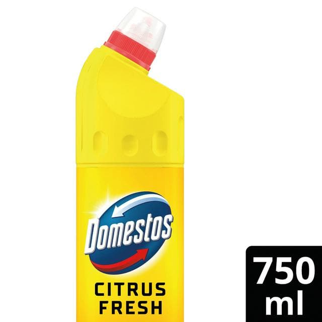Domestos Citrus Fresh Thick Bleach Toilet & Multipurpose Cleaner 750ml - gallery image 1