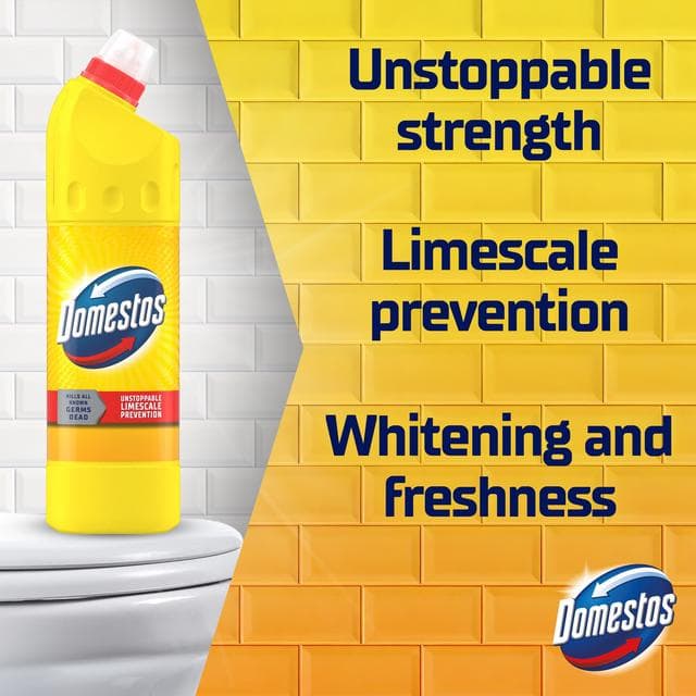 Domestos Citrus Fresh Thick Bleach Toilet & Multipurpose Cleaner 750ml - gallery image 5