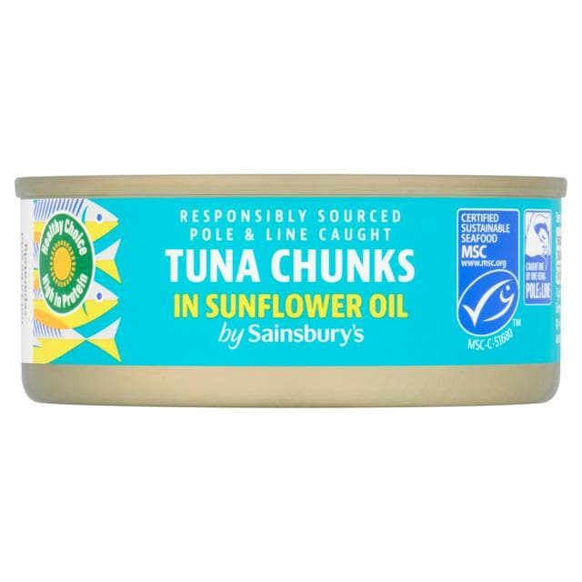 Sainsbury's Tuna Chunks in Sunflower Oil 145g - gallery image 1