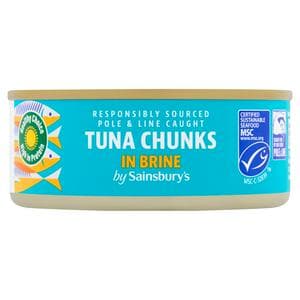 Sainsbury's Tuna Chunks in Brine 145g