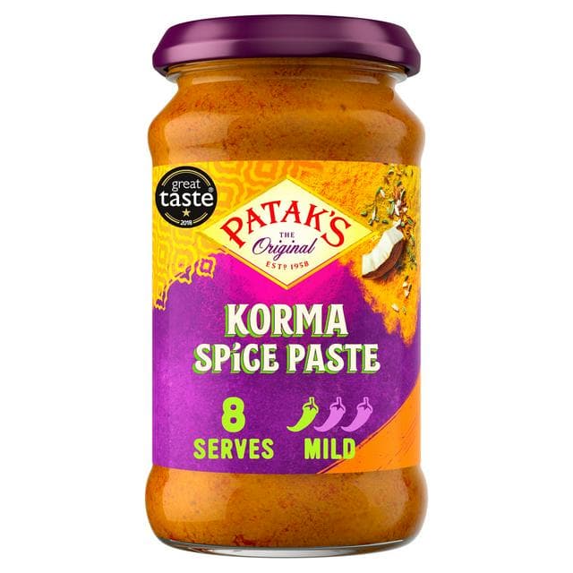 Patak's Indian 290g Korma Curry Paste - gallery image 1