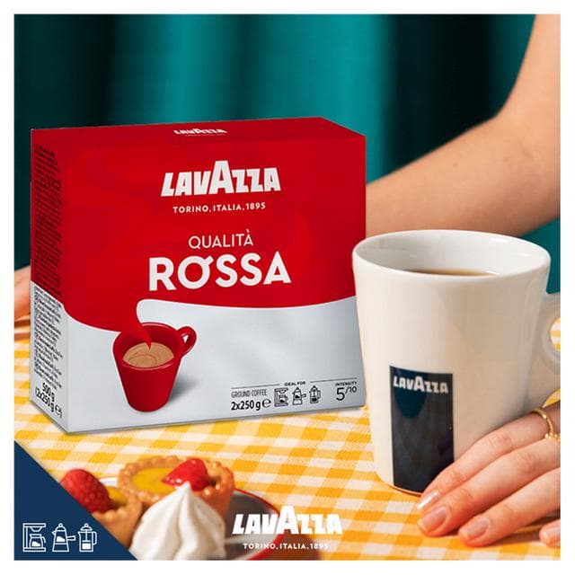 Lavazza Qualita Rossa Ground Coffee 2x250g - gallery image 3