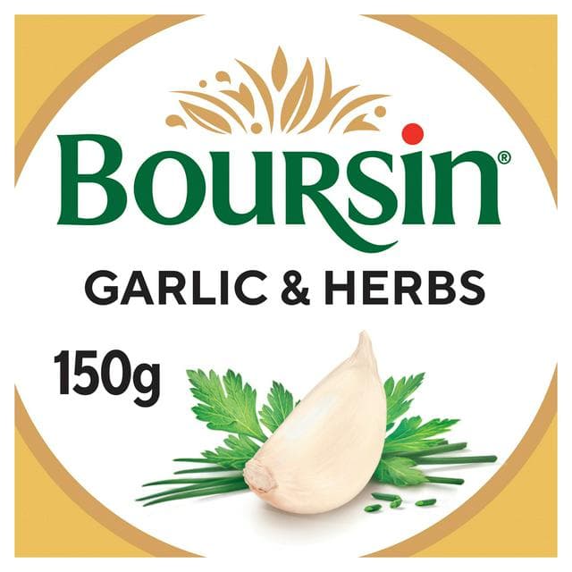 Boursin Garlic & Herb Soft French Cream Cheese 150g - gallery image 1