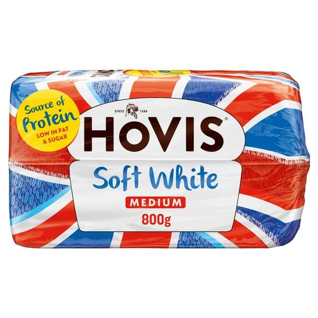 Hovis Soft Medium Sliced White Bread 800g - gallery image 1