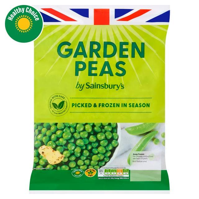 Sainsbury's Garden Peas 910g - gallery image 1