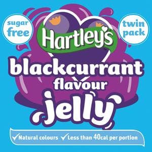 Hartley's Sugar Free Blackcurrant Jelly Twin Pack 23g