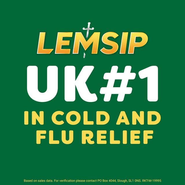 Lemsip 10 Lemon Max Cold & Flu Remedy Sachets - gallery image 6