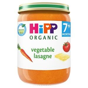 HiPP Organic Vegetable Lasagne Baby Food Jar 7+ Months 190g