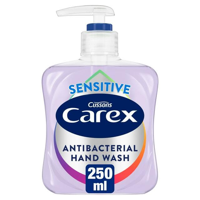 Carex 250ml Sensitive Antibacterial Handwash - gallery image 1