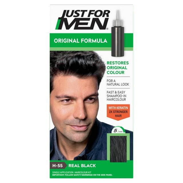 Just For Men Hair Colorants, Real Black - gallery image 1