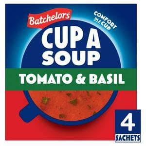 Batchelors Cup a Soup, Tomato & Basil x4 104g