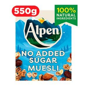 Alpen No Added Sugar Muesli Breakfast Cereal 550g