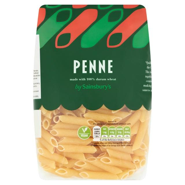 Sainsbury's Penne Rigate Pasta 500g - gallery image 1