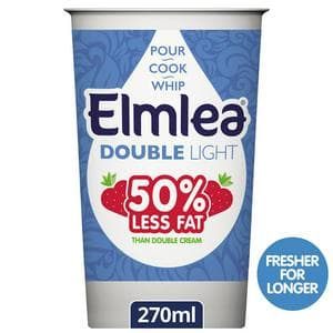 Elmlea Double Light Alternative to Cream 270ml