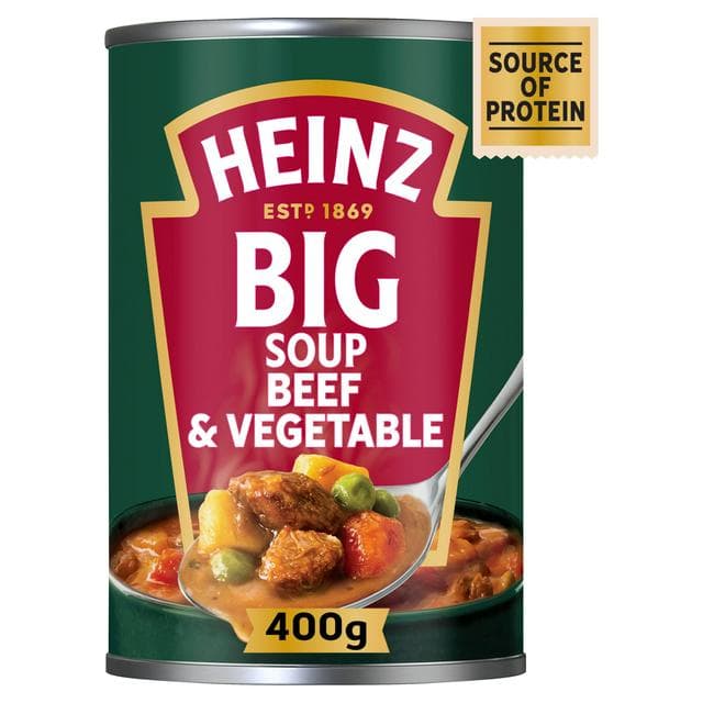 Heinz Beef & Vegetable Chunky Big Soup 400g - gallery image 1