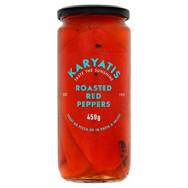 Karyatis Roasted Red Peppers 450g (350g*) - gallery image 1