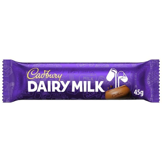Cadbury Dairy Milk Chocolate Bar 45g - gallery image 1