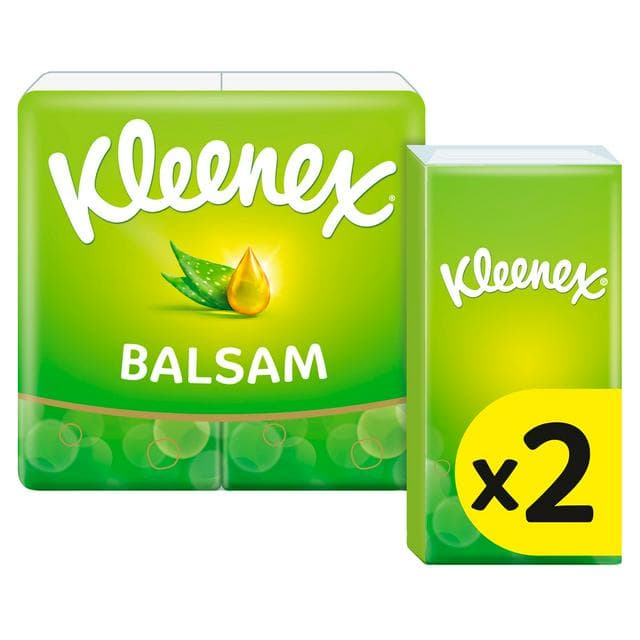 Kleenex 2 x 9 Sheets Balsam Pocket Tissues - gallery image 1