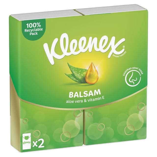 Kleenex 2 x 9 Sheets Balsam Pocket Tissues - gallery image 2