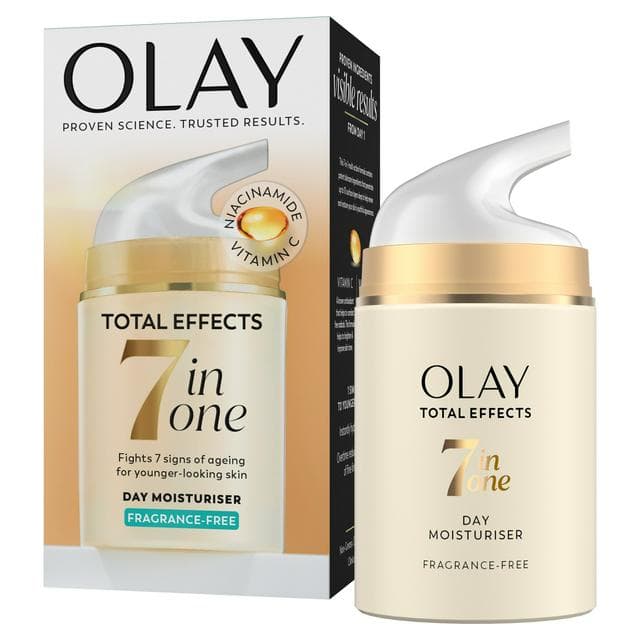Olay Total Effects 7in1 Fragrance Free Moisturiser 50ml - gallery image 1