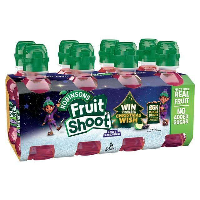Fruit Shoot Apple & Blackcurrant Kids Juice Drink 8x200ml - gallery image 1