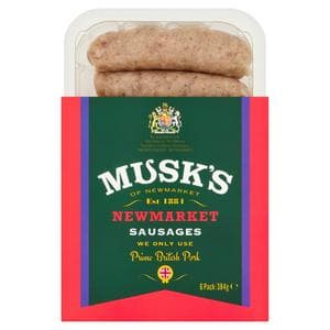 Musk's Original Pork Sausages x6 384g