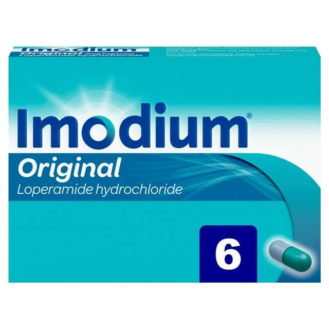 Imodium Original Relief from Diarrhoea In 1 Dose Tablets x6 - gallery image 1