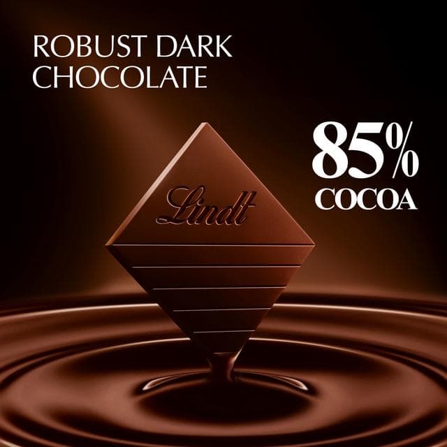 Lindt Excellence Dark 85% Cocoa Chocolate Bar 100g - gallery image 2