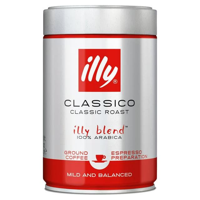 illy Espresso Medium Roast Ground Coffee 250g - gallery image 1