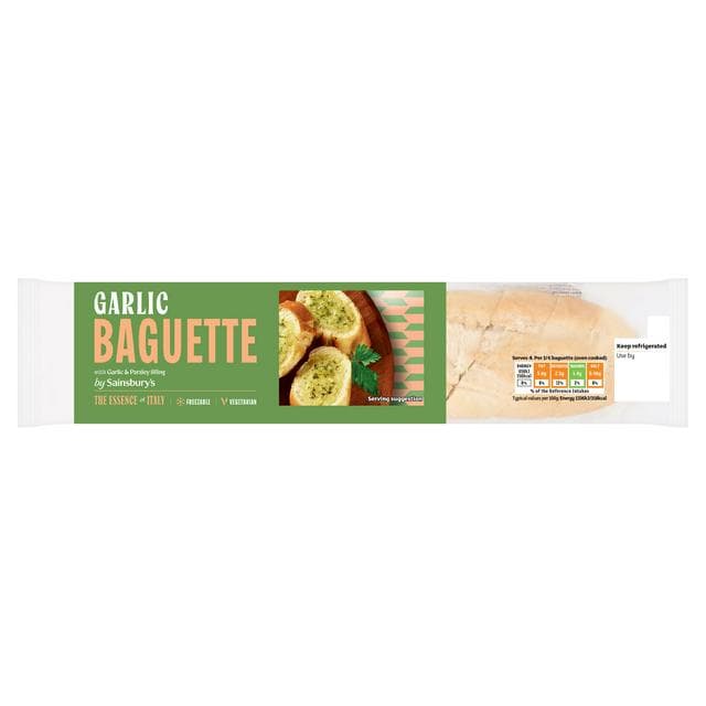 Sainsbury's Garlic Baguette 195g - gallery image 1