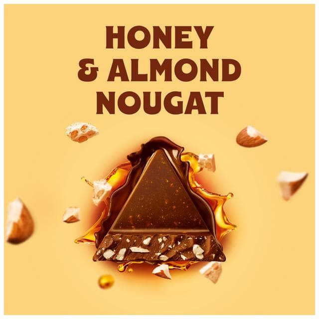Toblerone Milk Chocolate with Honey & Almond Nougat Gifting Bar 340g - gallery image 5