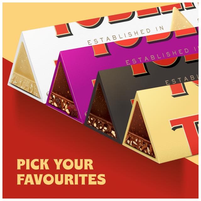 Toblerone Milk Chocolate with Honey & Almond Nougat Gifting Bar 340g - gallery image 6