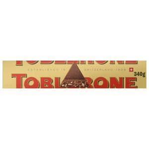 Toblerone Milk Chocolate with Honey & Almond Nougat Gifting Bar 340g