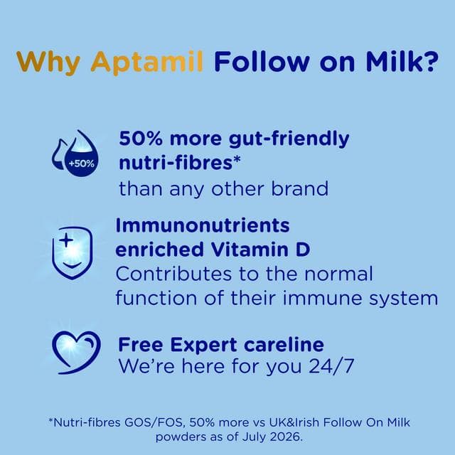 Aptamil 2 Follow On Baby Milk Formula Liquid 6-12 Months Ready To Feed 200ml - gallery image 2