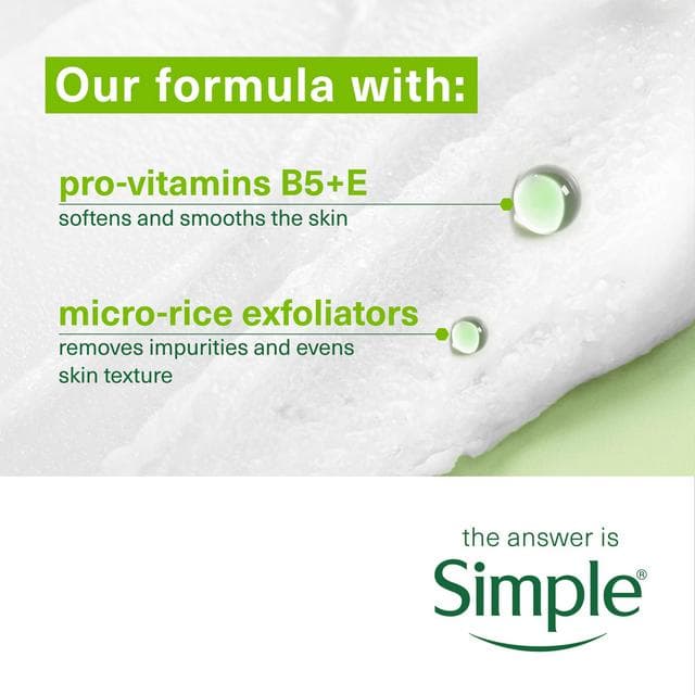 Simple Kind To Skin Smoothing Facial Scrub 75ml - gallery image 4