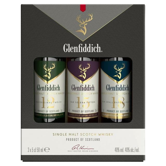 Glenfiddich Single Malt Scotch Whisky Gift Pack 3x5cl - gallery image 1