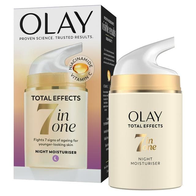 Olay Total Effects 7in1 Night Moisturiser 50ml - gallery image 1