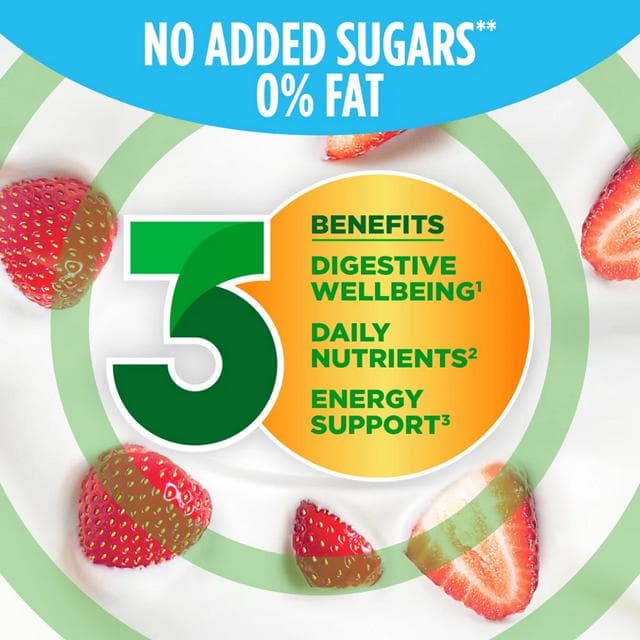 Activia Peach Fat Free No Added Sugar Gut Health Fruit Yoghurt Multipack 4 x 115g - gallery image 2
