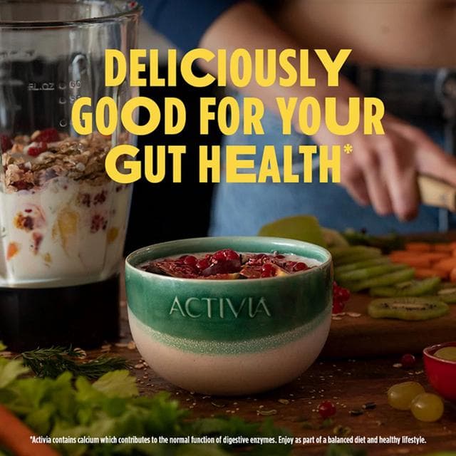 Activia Peach Fat Free No Added Sugar Gut Health Fruit Yoghurt Multipack 4 x 115g - gallery image 5