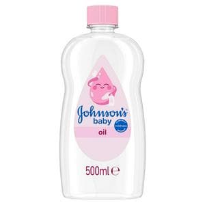 Johnson's Baby Oil Baby Skin Moisturiser & Dryness Protection 500ml