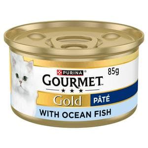 Gourmet Gold Pate with Ocean Fish Cat Food Tinned 85g