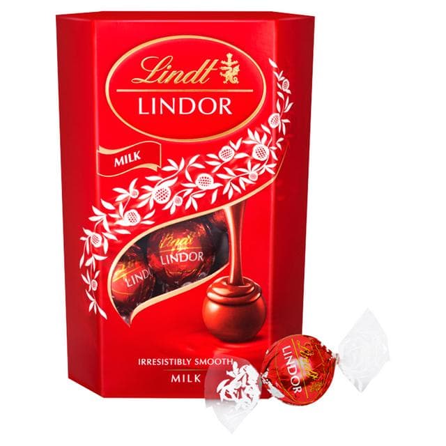 Lindt Lindor Milk Chocolate Truffles Box 200g - gallery image 2
