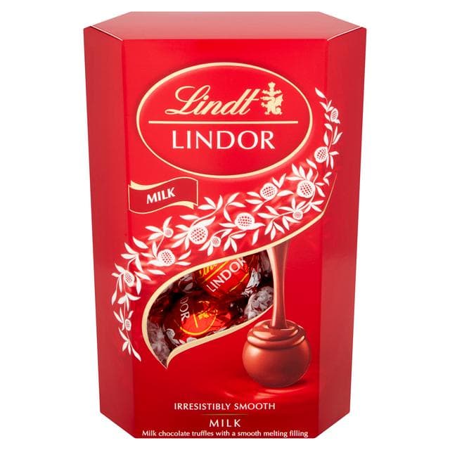 Lindt Lindor Milk Chocolate Truffles Box 200g - gallery image 4