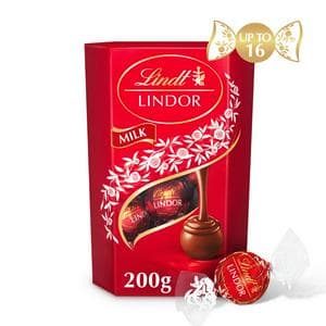 Lindt Lindor Milk Chocolate Truffles Box 200g