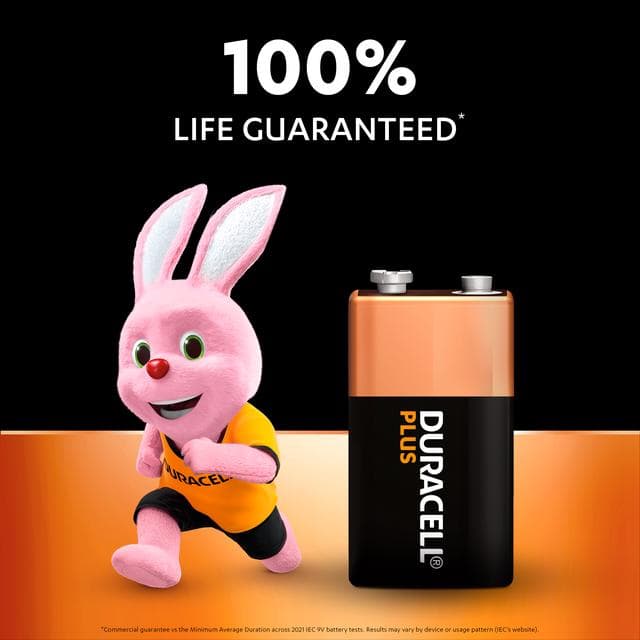 Duracell Plus Pack of 1 9V Batteries - gallery image 3