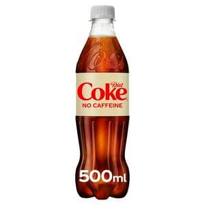 Diet Coke No Caffeine Cola 500ml Bottle