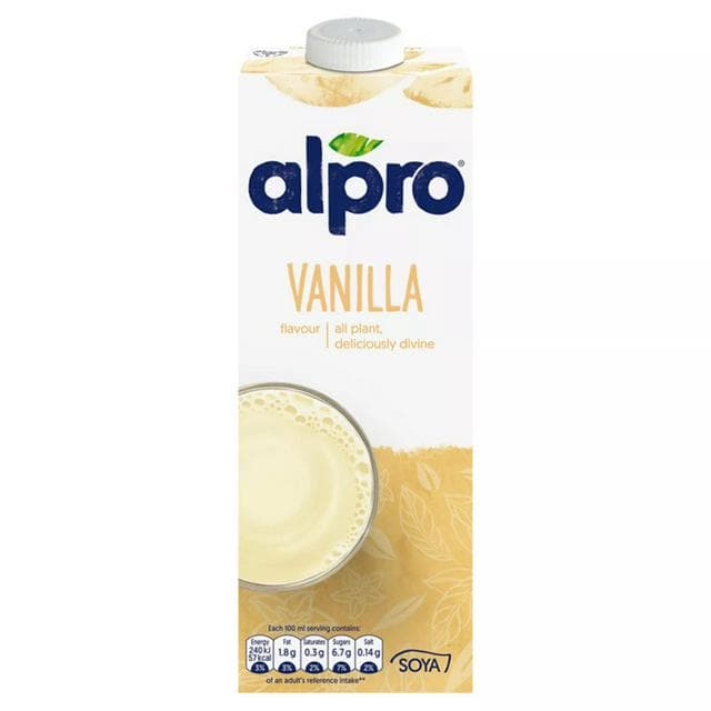 Alpro Soya Vanilla Long Life Drink 1L - gallery image 1